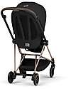 Cybex Passeggino Mios Duo Comfort - Telaio Rosegold + Seduta e Navicella Richiudibile Sepia Black Pedane