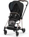 Cybex Passeggino Mios3 Platinum - Telaio Rose Gold e Seduta Deep Black Passeggini Classici