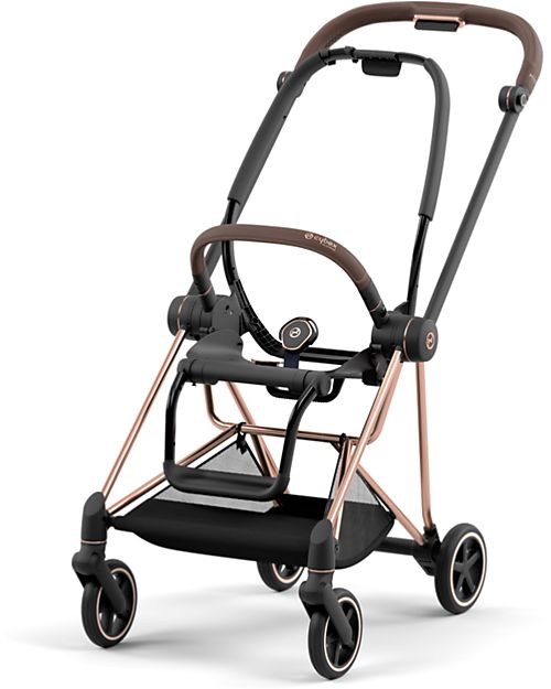 Cybex Passeggino Mios3 Platinum - Telaio Rose Gold e Seduta Deep Black Passeggini Classici