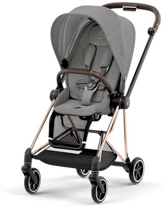 Cybex Passeggino Mios3 - Telaio Rose Gold e Seat Pack Soho Grey Passeggini Classici