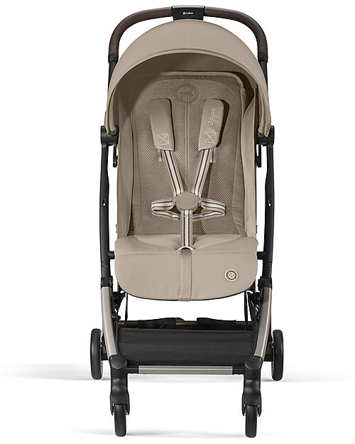 Cybex Passeggino Orfeo - Almond Beige - Con Dettaglio Telaio Taupe - Nuovo Modello Passeggini Leggeri