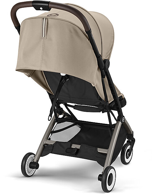 Cybex Passeggino Orfeo - Almond Beige - Con Dettaglio Telaio Taupe - Nuovo Modello Passeggini Leggeri