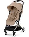 Cybex Passeggino Orfeo - Almond Beige - Con Dettaglio Telaio Taupe Passeggini Leggeri