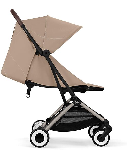 Cybex Passeggino Orfeo - Almond Beige - Con Dettaglio Telaio Taupe Passeggini Leggeri
