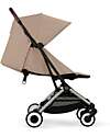 Cybex Passeggino Orfeo - Almond Beige - Con Dettaglio Telaio Taupe Passeggini Leggeri