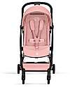 Cybex Passeggino Orfeo - Candy Pink - Telaio Nero Passeggini Leggeri