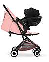 Cybex Passeggino Orfeo - Candy Pink - Telaio Nero Passeggini Leggeri