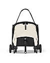 Cybex Passeggino Orfeo - Canvas White - Con Dettaglio Telaio Black - Nuovo Modello Passeggini Leggeri