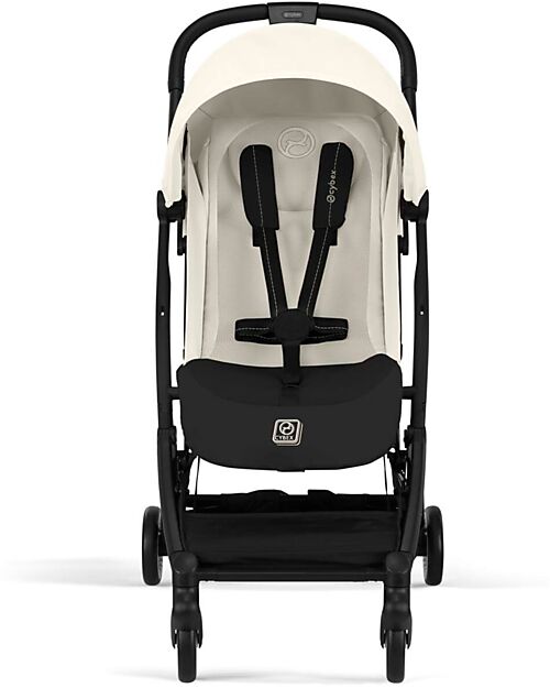 Cybex Passeggino Orfeo - Canvas White - Con Dettaglio Telaio Black Passeggini Leggeri