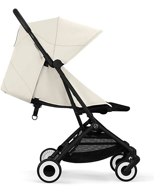 Cybex Passeggino Orfeo - Canvas White - Con Dettaglio Telaio Black Passeggini Leggeri