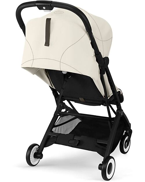 Cybex Passeggino Orfeo - Canvas White - Con Dettaglio Telaio Black Passeggini Leggeri