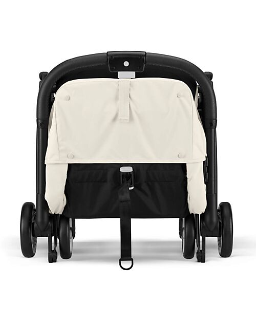 Cybex Passeggino Orfeo - Canvas White - Con Dettaglio Telaio Black Passeggini Leggeri
