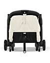 Cybex Passeggino Orfeo - Canvas White - Con Dettaglio Telaio Black Passeggini Leggeri