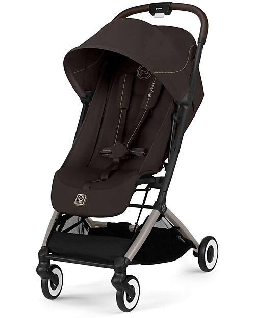 Cybex Passeggino Orfeo - Chocolate Brown - Con Dettaglio Telaio Taupe Passeggini Leggeri