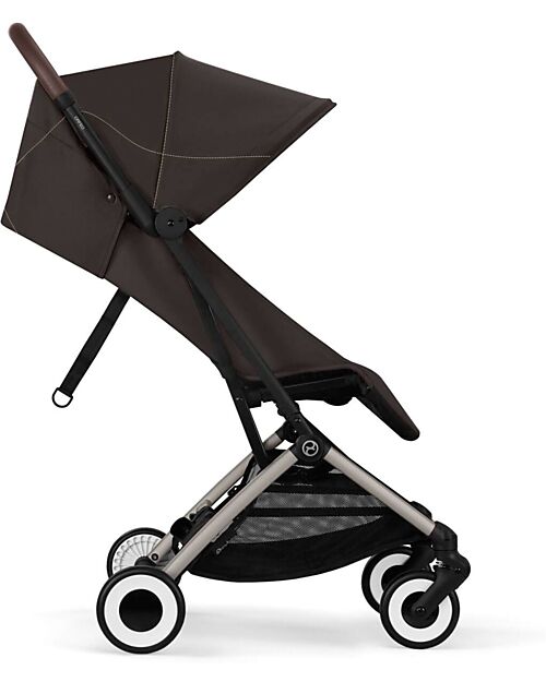 Cybex Passeggino Orfeo - Chocolate Brown - Con Dettaglio Telaio Taupe Passeggini Leggeri