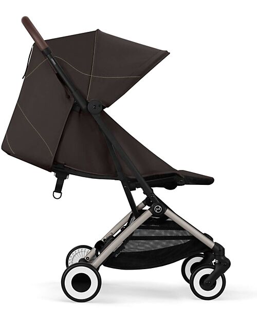 Cybex Passeggino Orfeo - Chocolate Brown - Con Dettaglio Telaio Taupe Passeggini Leggeri