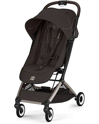 Cybex Passeggino Orfeo - Chocolate Brown - Telaio Taupe Passeggini Leggeri