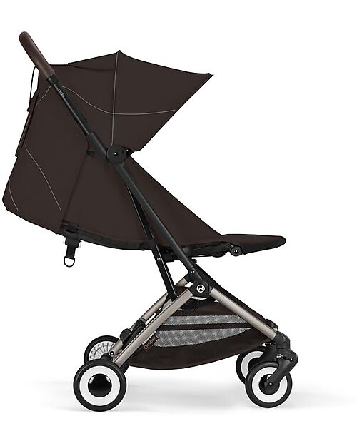 Cybex Passeggino Orfeo - Chocolate Brown - Telaio Taupe Passeggini Leggeri