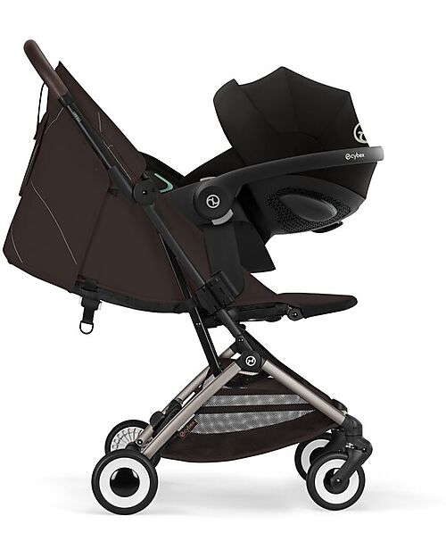 Cybex Passeggino Orfeo - Chocolate Brown - Telaio Taupe Passeggini Leggeri