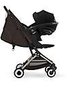 Cybex Passeggino Orfeo - Chocolate Brown - Telaio Taupe Passeggini Leggeri