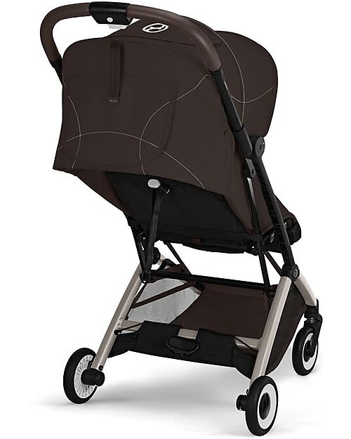 Cybex Passeggino Orfeo - Chocolate Brown - Telaio Taupe Passeggini Leggeri