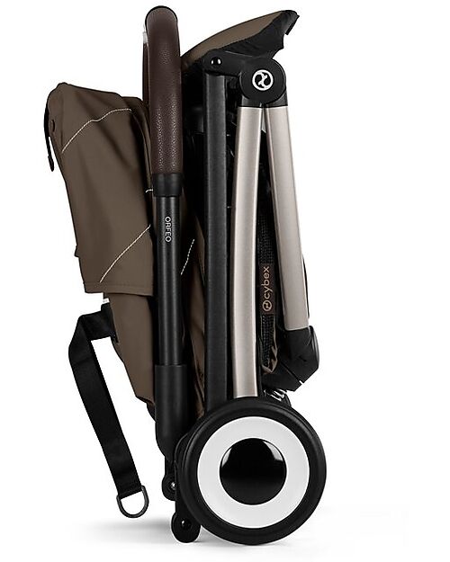Cybex Passeggino Orfeo - Chocolate Brown - Telaio Taupe Passeggini Leggeri