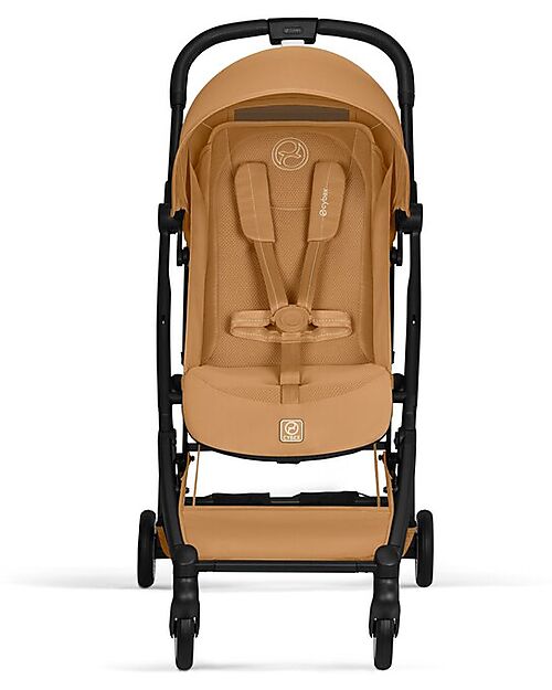 Cybex Passeggino Orfeo - Cinnamon Yellow - Telaio Nero Passeggini Leggeri