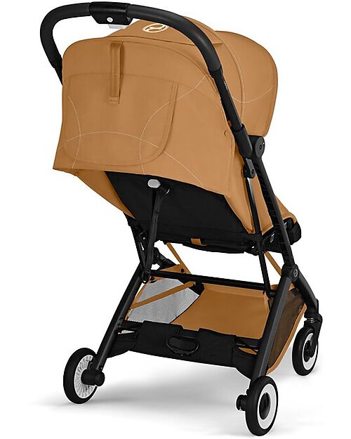 Cybex Passeggino Orfeo - Cinnamon Yellow - Telaio Nero Passeggini Leggeri