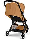Cybex Passeggino Orfeo - Cinnamon Yellow - Telaio Nero Passeggini Leggeri