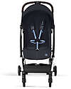 Cybex Passeggino Orfeo - Dark Blue - Con Dettaglio Telaio Silver - Nuovo Modello Passeggini Leggeri