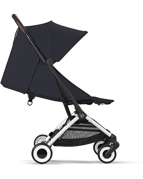 Cybex Passeggino Orfeo - Dark Blue - Con Dettaglio Telaio Silver - Nuovo Modello Passeggini Leggeri