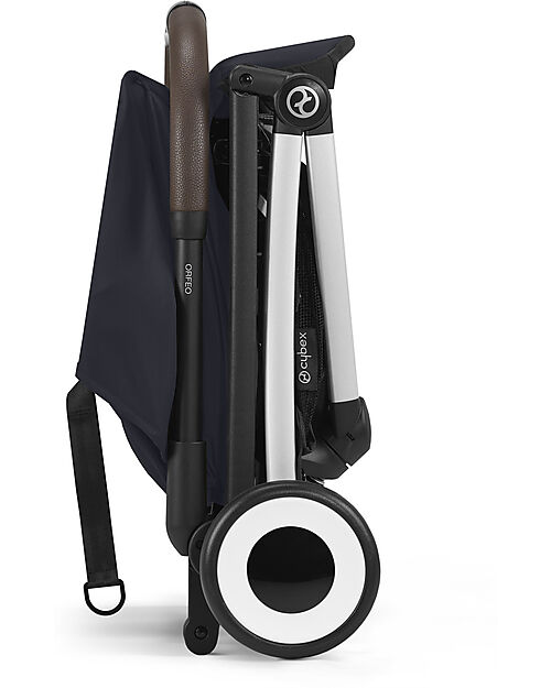 Cybex Passeggino Orfeo - Dark Blue - Con Dettaglio Telaio Silver - Nuovo Modello Passeggini Leggeri