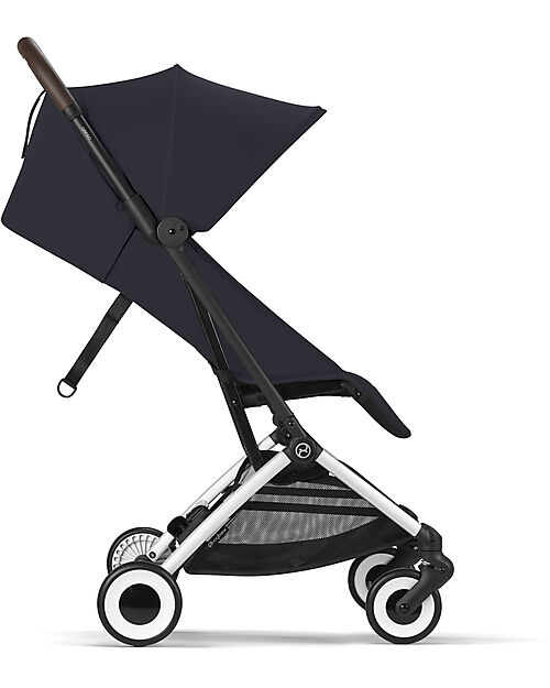 Cybex Passeggino Orfeo - Dark Blue - Con Dettaglio Telaio Silver - Nuovo Modello Passeggini Leggeri