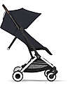 Cybex Passeggino Orfeo - Dark Blue - Con Dettaglio Telaio Silver - Nuovo Modello Passeggini Leggeri