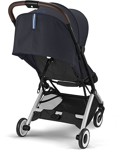 Cybex Passeggino Orfeo - Dark Blue - Con Dettaglio Telaio Silver - Nuovo Modello Passeggini Leggeri