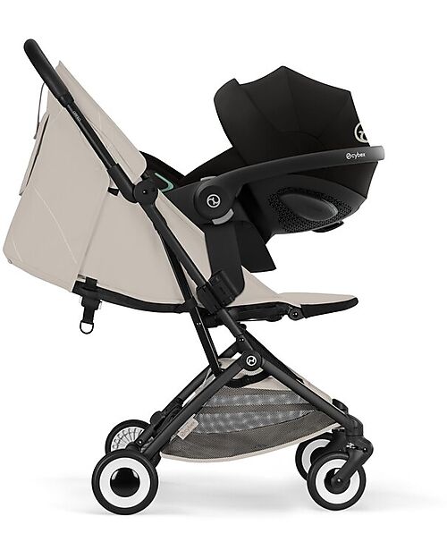 Cybex Passeggino Orfeo - Dune Grey - Telaio Nero Passeggini Leggeri