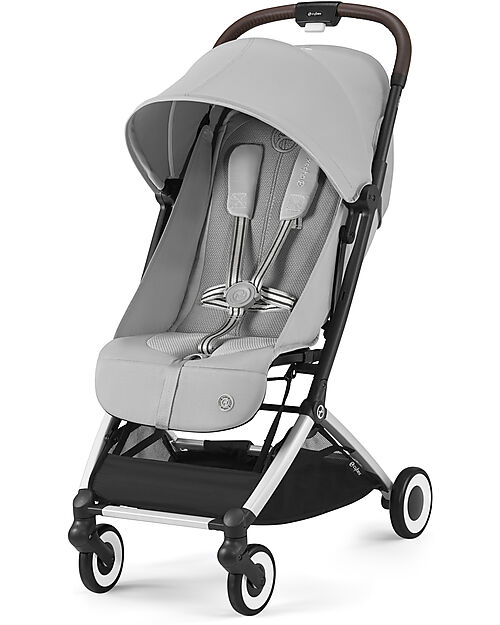 Cybex Passeggino Orfeo - Fog Grey - Con Dettaglio Telaio Silver - Nuovo Modello Passeggini Leggeri