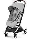 Cybex Passeggino Orfeo - Fog Grey - Con Dettaglio Telaio Silver - Nuovo Modello Passeggini Leggeri