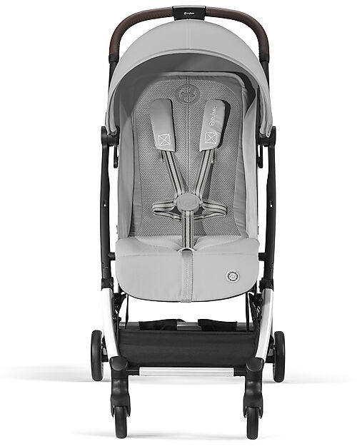 Cybex Passeggino Orfeo - Fog Grey - Con Dettaglio Telaio Silver - Nuovo Modello Passeggini Leggeri
