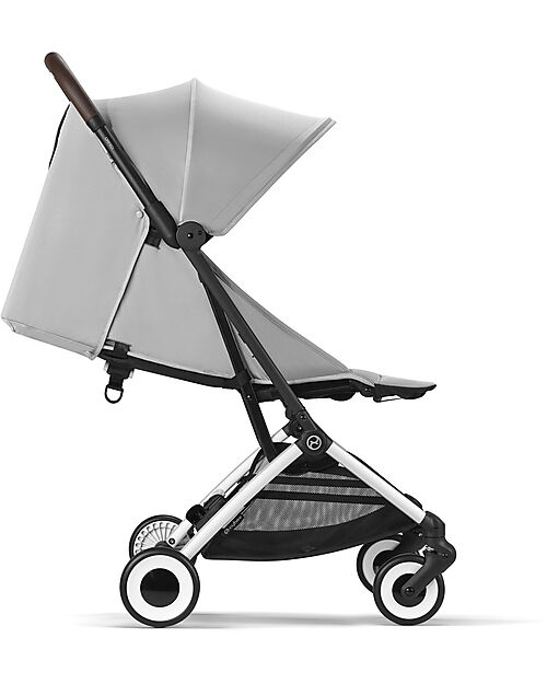 Cybex Passeggino Orfeo - Fog Grey - Con Dettaglio Telaio Silver - Nuovo Modello Passeggini Leggeri
