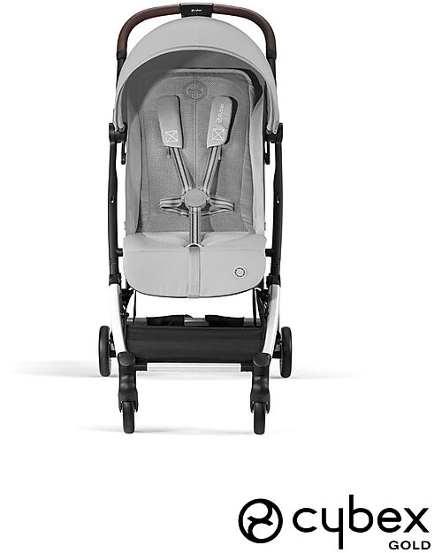 Cybex Passeggino Orfeo - Fog Grey - Con Dettaglio Telaio Silver - Nuovo Modello Passeggini Leggeri