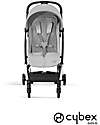 Cybex Passeggino Orfeo - Fog Grey - Con Dettaglio Telaio Silver - Nuovo Modello Passeggini Leggeri