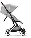 Cybex Passeggino Orfeo - Fog Grey - Con Dettaglio Telaio Silver - Nuovo Modello Passeggini Leggeri