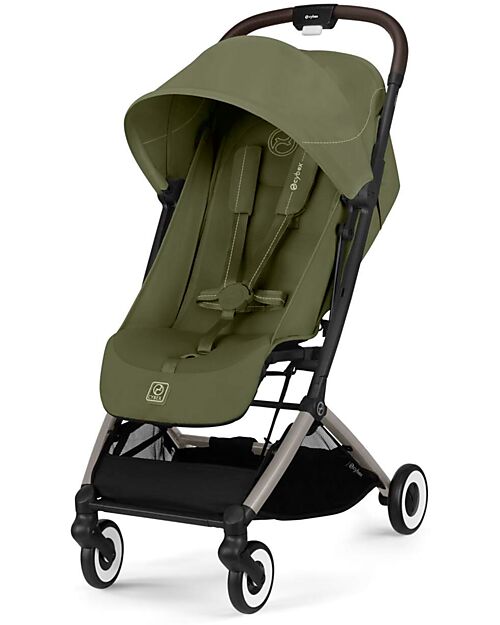 Cybex Passeggino Orfeo - Moss Green - Con Dettaglio Telaio Taupe Passeggini Leggeri