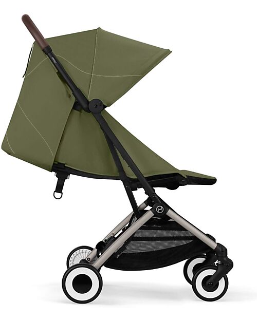 Cybex Passeggino Orfeo - Moss Green - Con Dettaglio Telaio Taupe Passeggini Leggeri