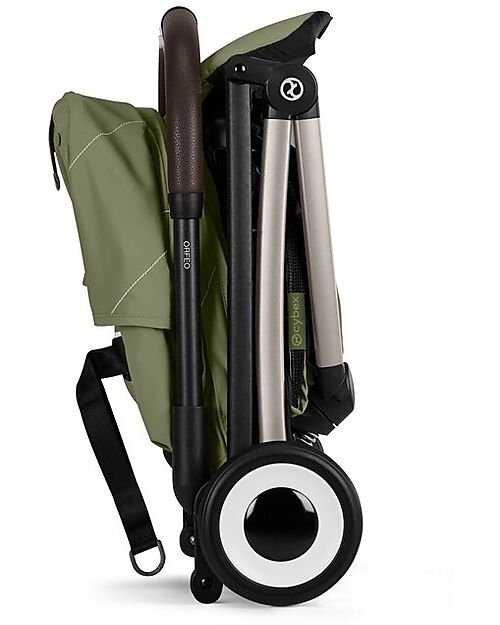Cybex Passeggino Orfeo - Moss Green - Telaio Taupe Passeggini Leggeri