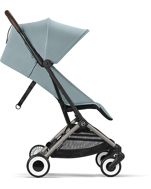 Cybex Passeggino Orfeo - Stormy Blue - Con Dettaglio Telaio Taupe - Nuovo Modello Passeggini Leggeri