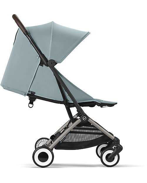 Cybex Passeggino Orfeo - Stormy Blue - Con Dettaglio Telaio Taupe - Nuovo Modello Passeggini Leggeri