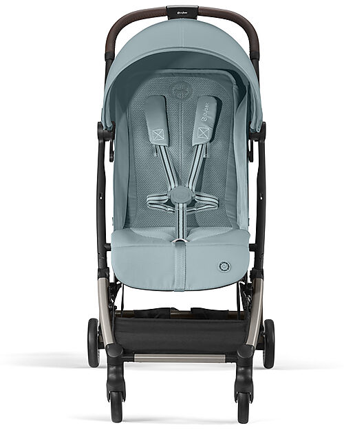 Cybex Passeggino Orfeo - Stormy Blue - Con Dettaglio Telaio Taupe - Nuovo Modello Passeggini Leggeri