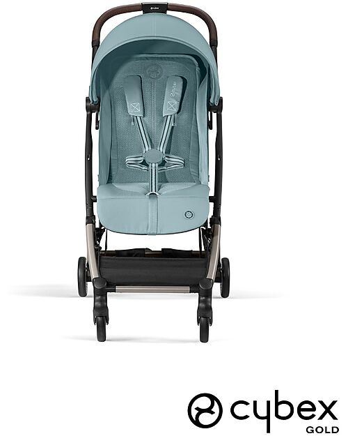 Cybex Passeggino Orfeo - Stormy Blue - Con Dettaglio Telaio Taupe - Nuovo Modello Passeggini Leggeri